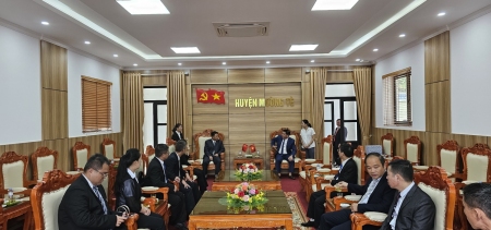 Hội đàm hữu nghị giữa huyện Mường Tè (Việt Nam) và huyện Giang Thành (Trung Quốc)