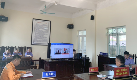 Viện kiểm sát nhân dân huyện Mường Tè: Phối hợp tổ chức xét xử án hình sự bằng hình thức trực tuyến